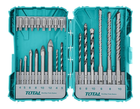 Juego Brocas Y Puntas P/ Atornillador Taladro 22 Pcs Total