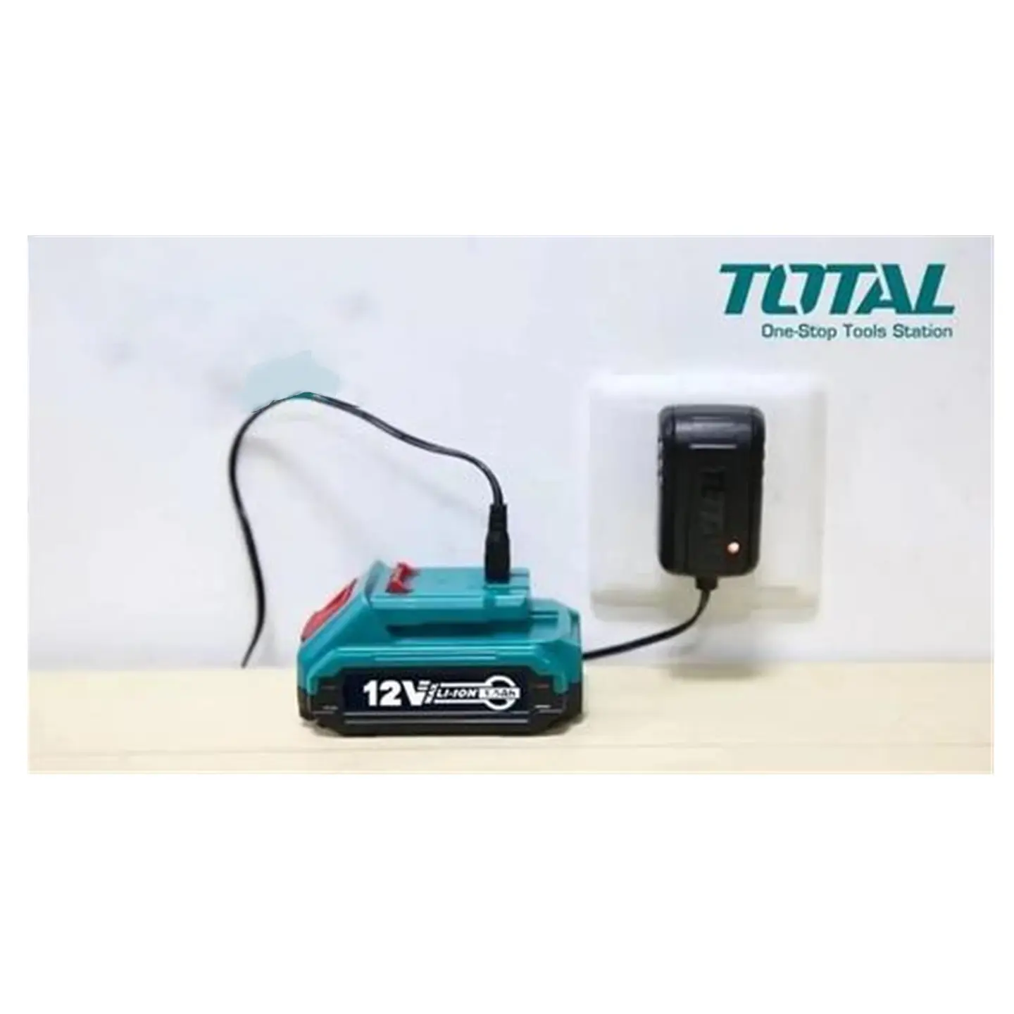 Taladro Atornillador Inalámbrico 12v 10mm + Bat+ Carg Total 2