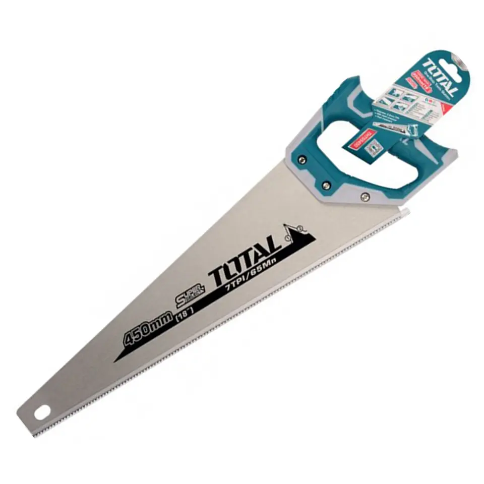 Serrucho Carpintero Mango De Fibra 18 PuLG Total Tht55450 1