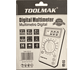 Multimetro Multitester Digital Toolmak Tmk19916