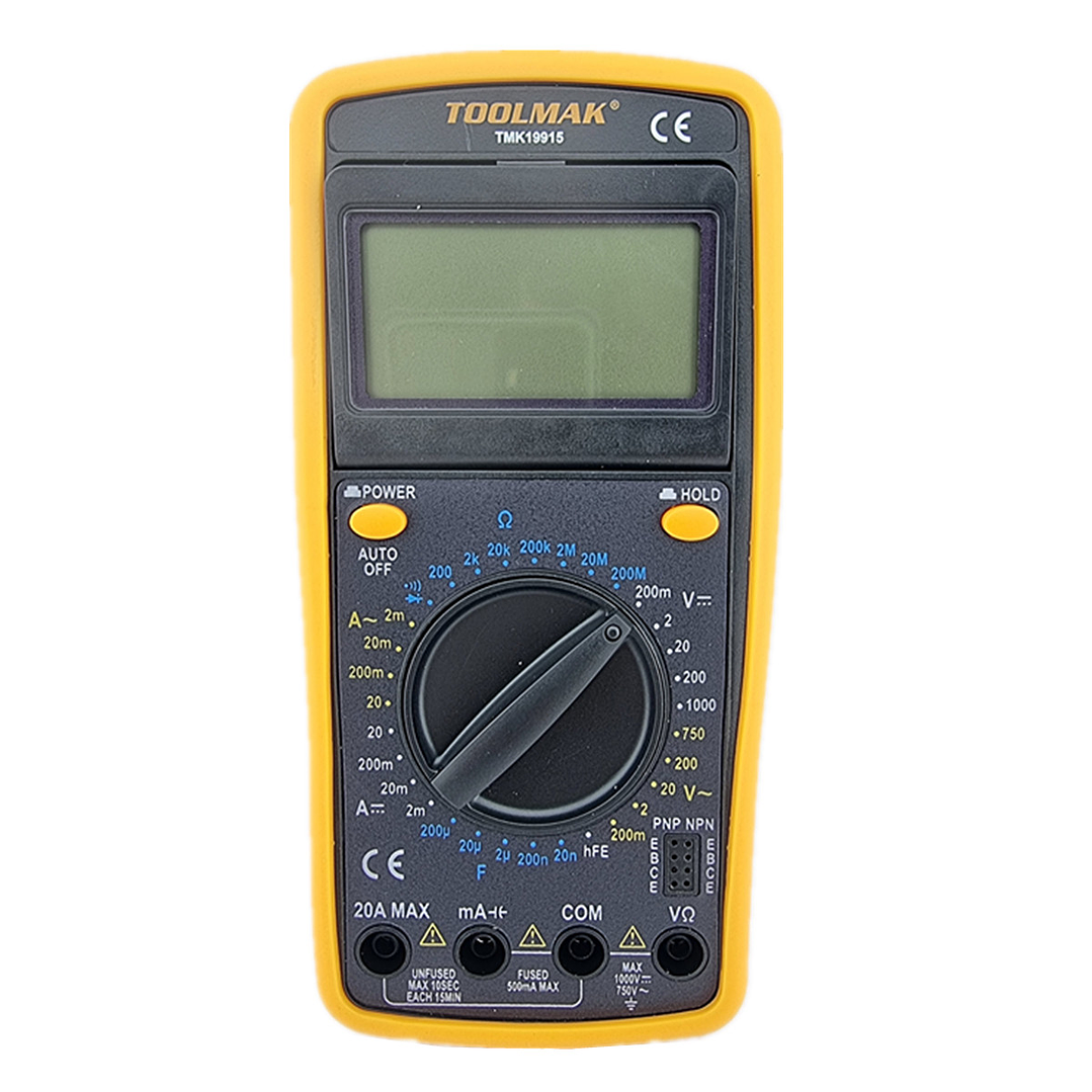 Tester Multitester Multimetro Digital Pantalla Lcd Tmk19915 1