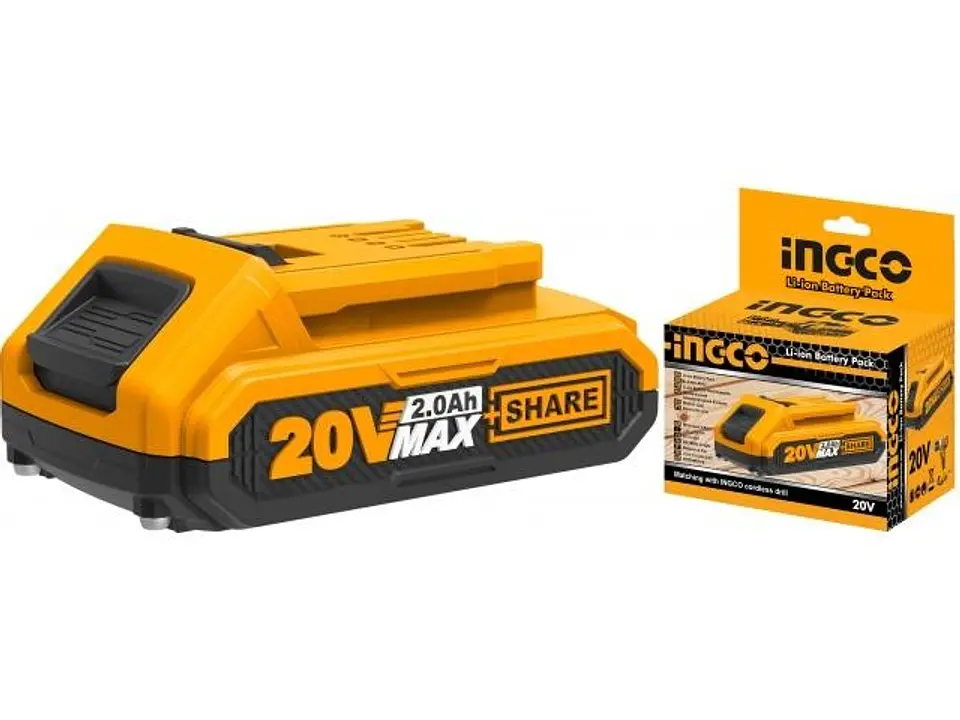 Batería Litio-ion 20v 2ah Ingco Fbli20011 1