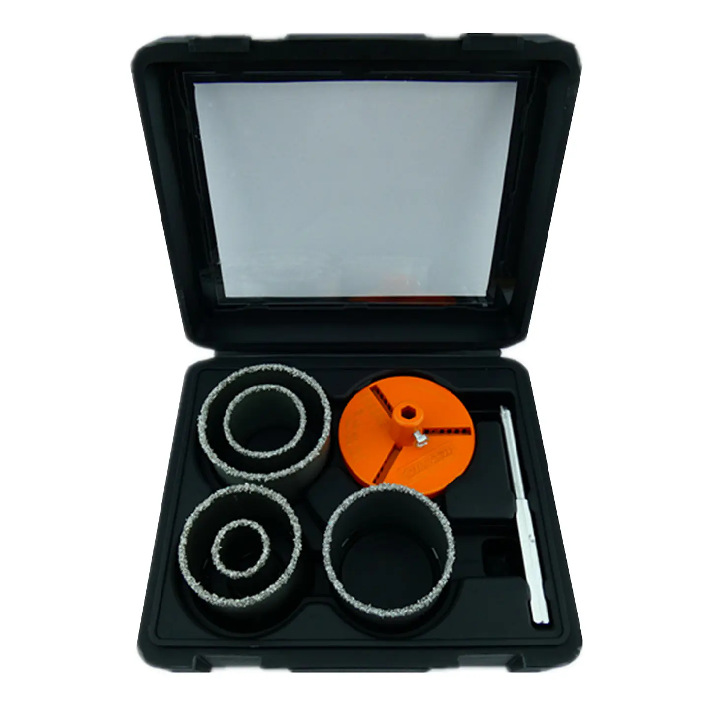 Kit Set Juego Broca Sierra Copa Diamantada 7 Piezas Makawa 1