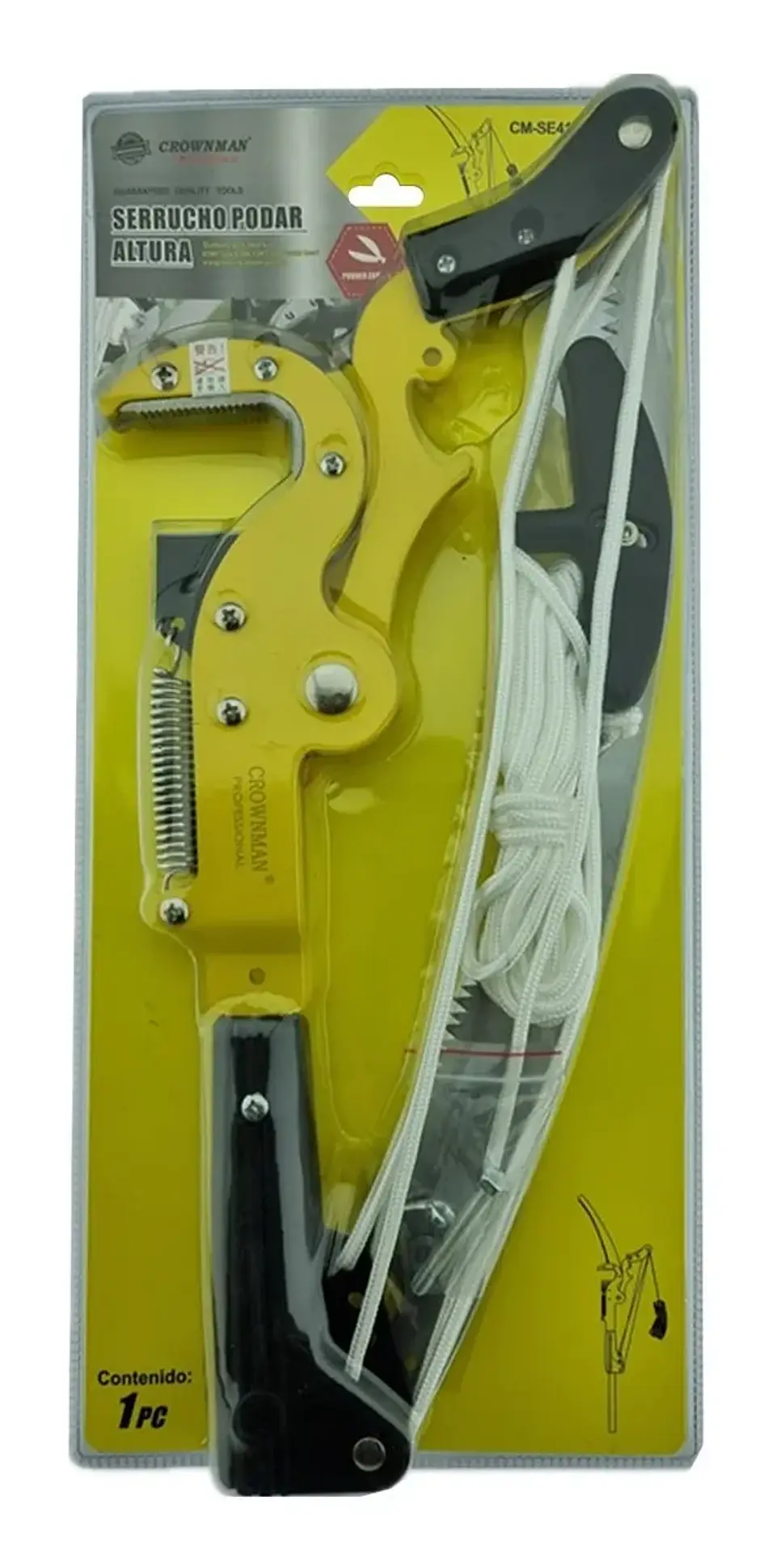 Podador De Altura Manual Tijera Serrucho Arbol Crownman 1