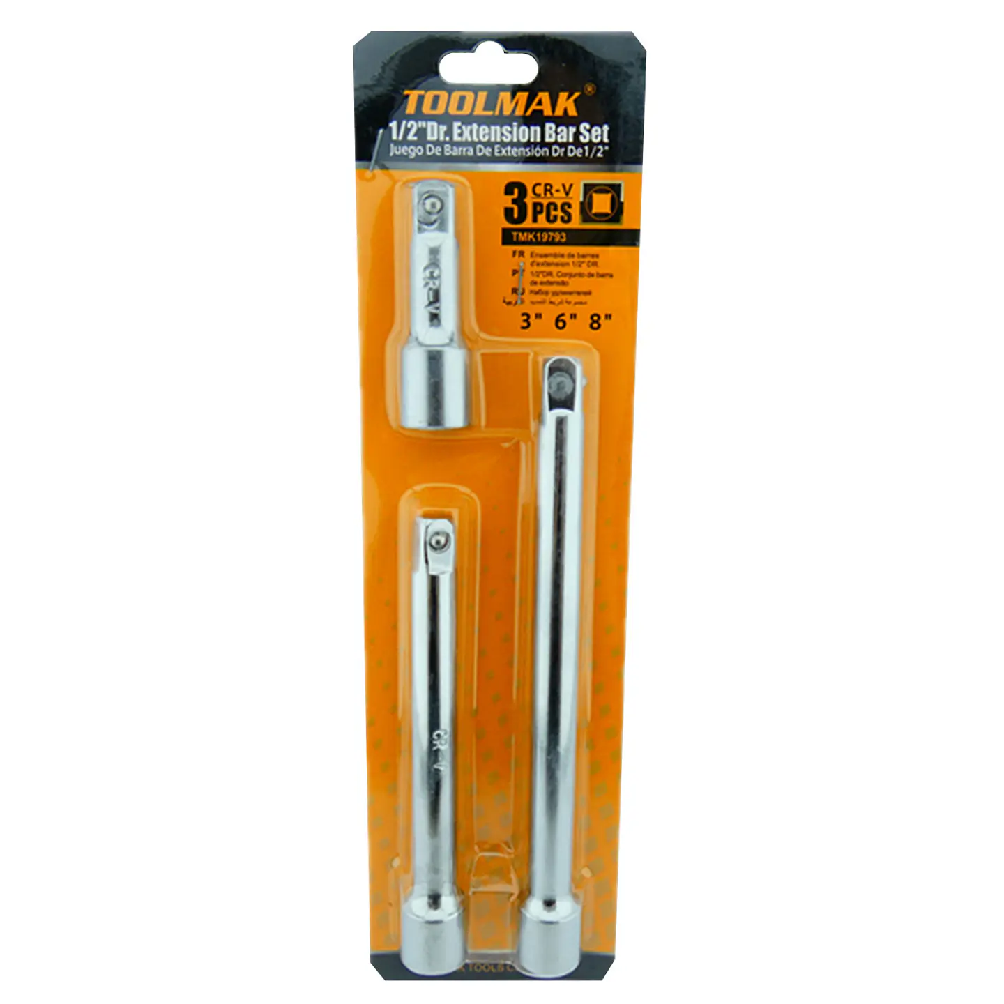 Set Kit Juego De Extensiones 1/2 Pulgada 3 Piezas Toolmak 1
