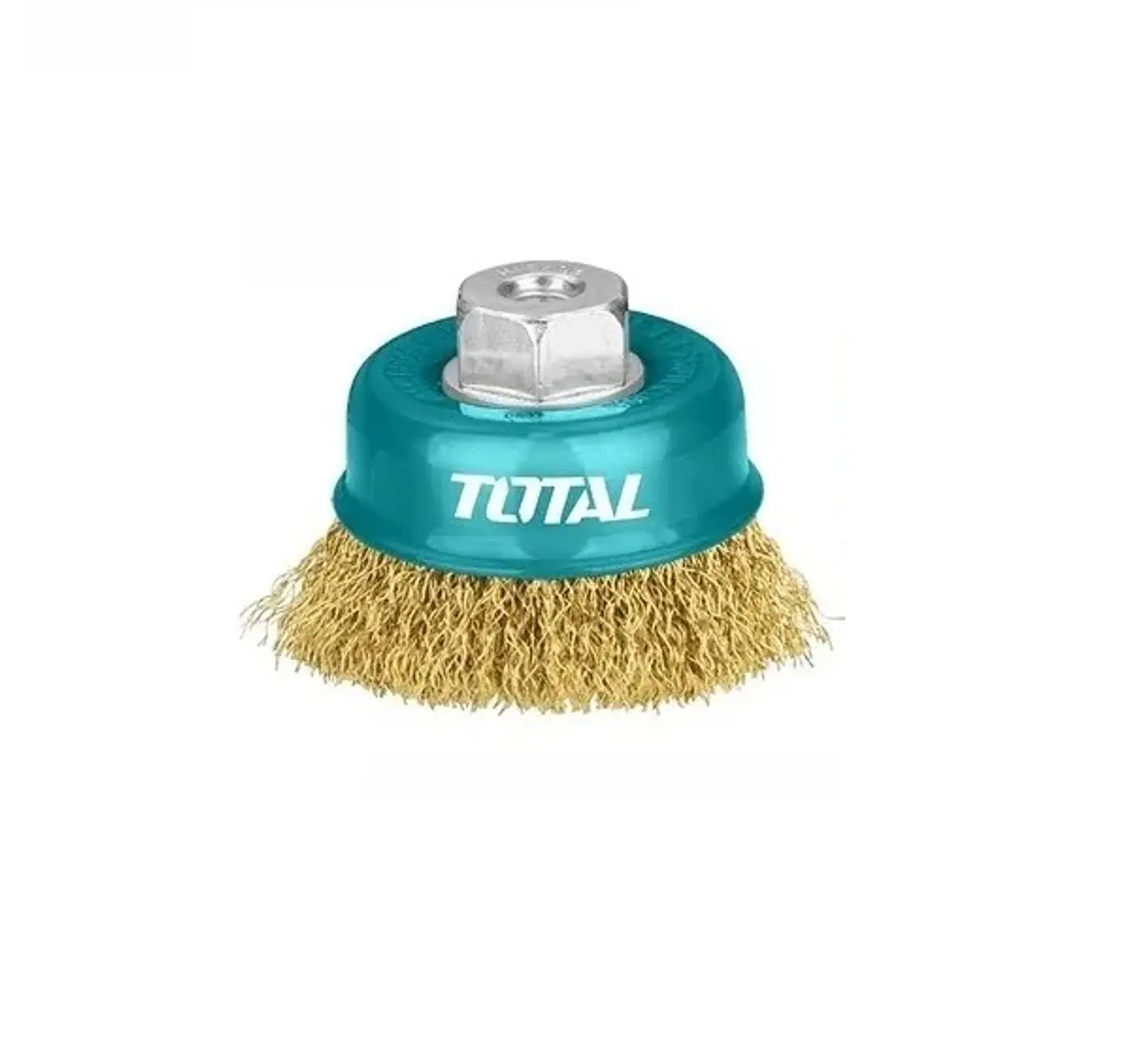 Escobilla De Copa Rizada 100mm Esmeril Total Tac31041 2