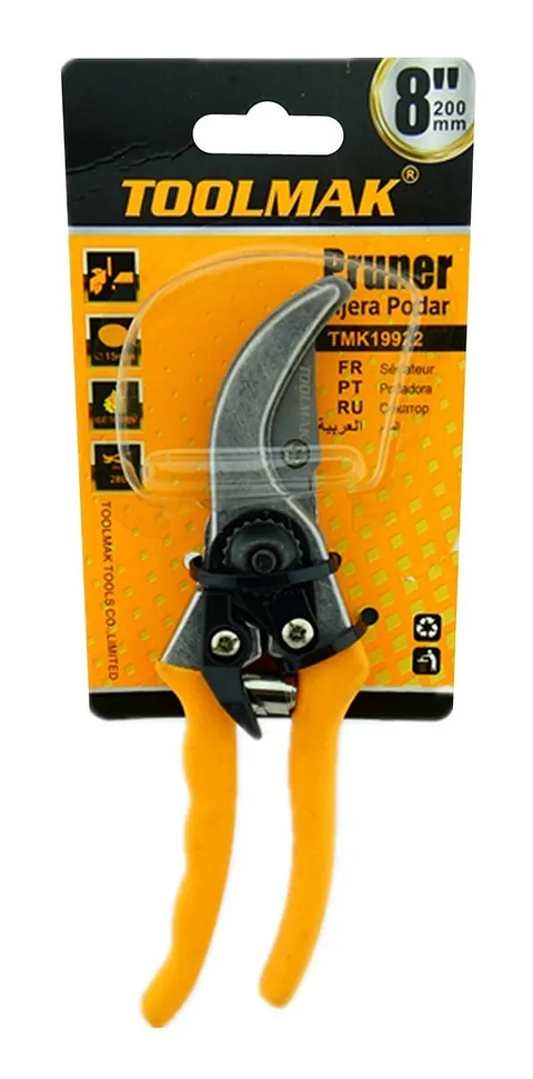 Tijera De Podar 8 Pulgadas (200mm) Toolmak Tmk19922