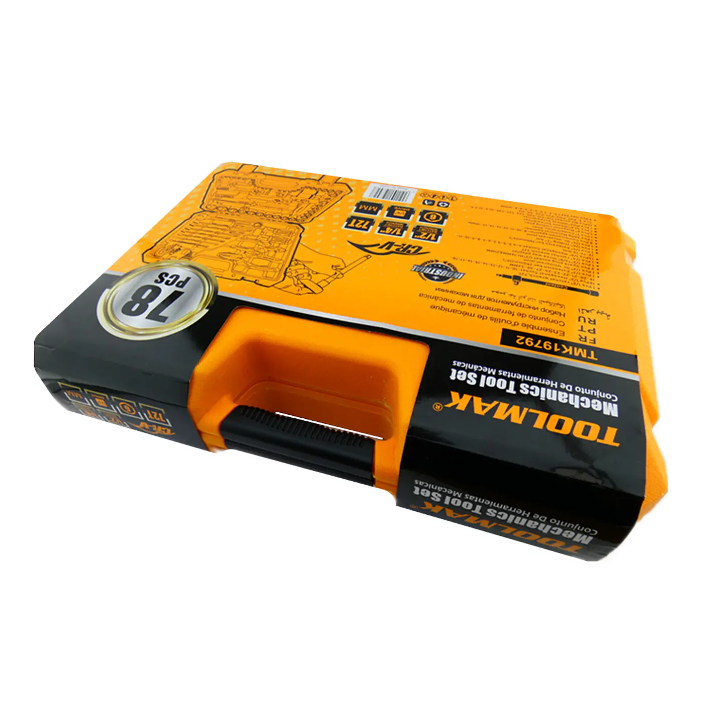 Kit Set Juego Dados Y Herramientas 78 Pcs Toolmak Tmk19792 3