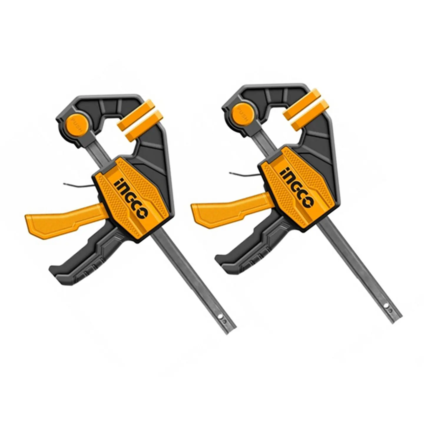 Pack 2 Prensa Rapida Madera Carpintero 12 Pulgadas Ingco 1