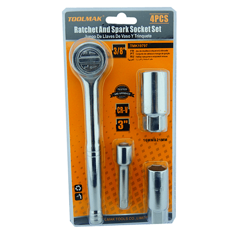 Kit Set Juego Dados Chicharra 3/8 4 Piezas Tmk19797