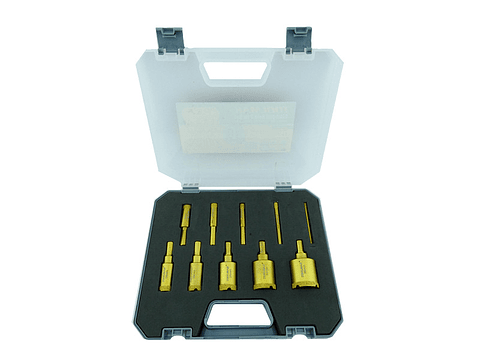 Brocas Copa P/ Ceramica Marmol Vidrio 6-35mm 10 Pcs Tmk19894