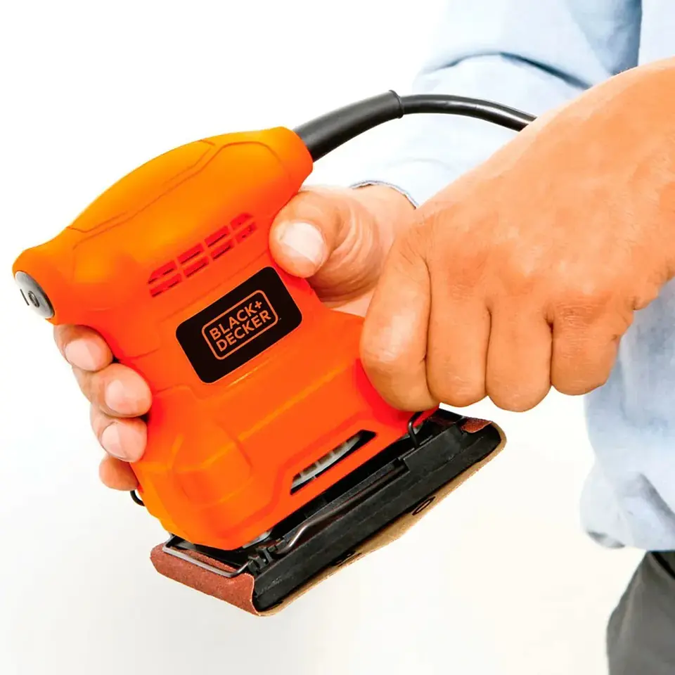 Lijadora Orbital 1/4 De Hoja 200w Black+decker Bs200-b2c 2