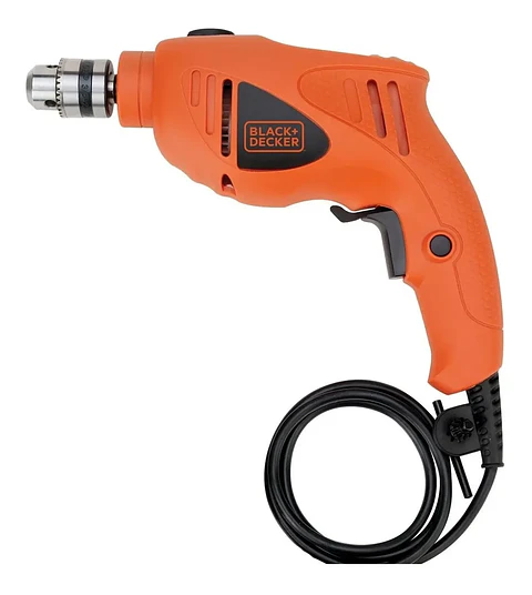 Kit Taladro Percutor 550w + Herramientas Brocas Black+decker