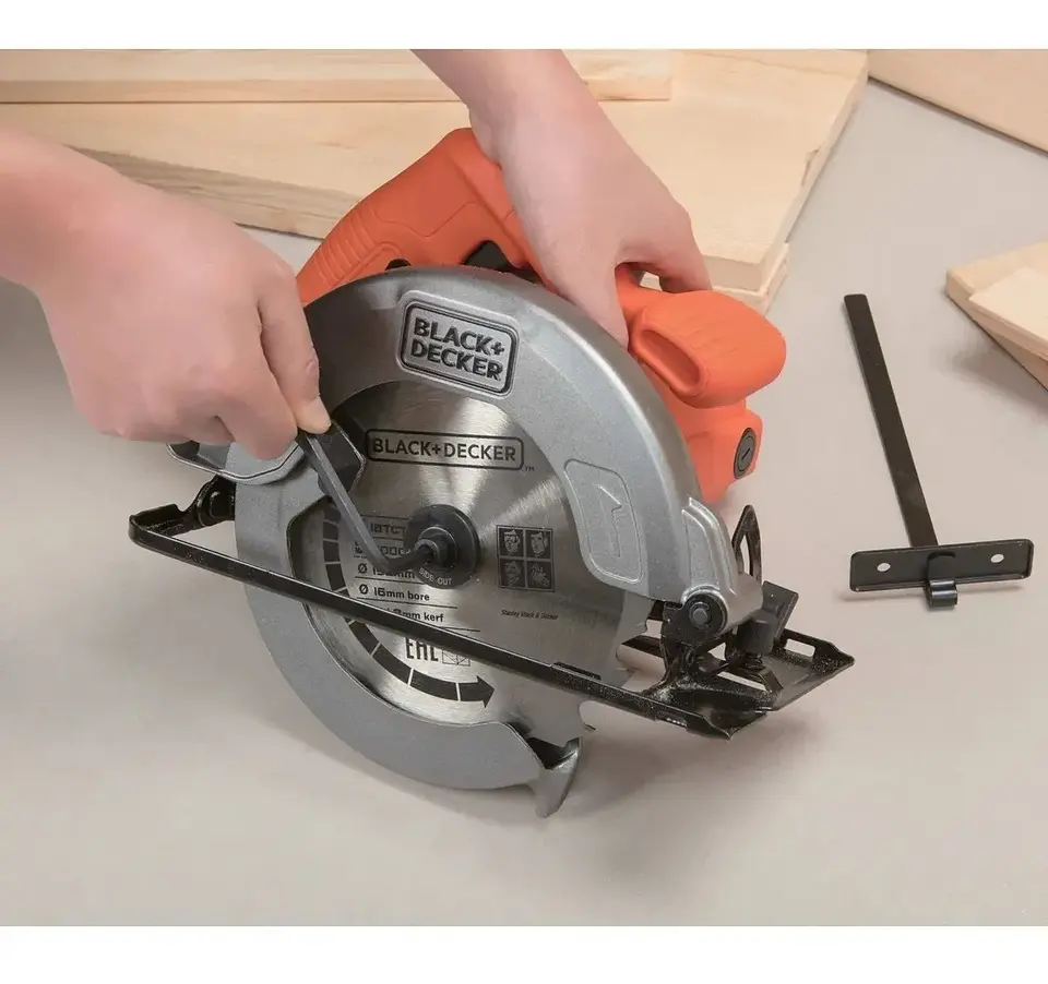 Sierra Circular 1400w 7 1/4 (184mm) Black+decker Cs1004-b2c 6