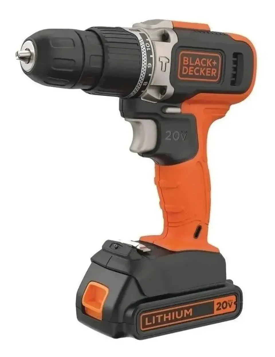 Taladro Atornillador Percutor 10mm 20v Black+decker Bcd704c1 2