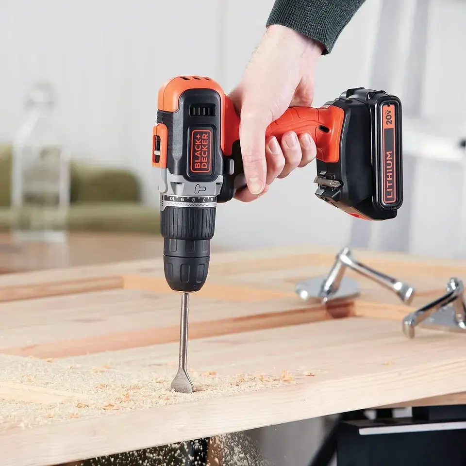 Taladro Atornillador Percutor 10mm 20v Black+decker Bcd704c1 3