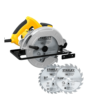 Sierra Circular 1600w 7 1/4 PuLG 184mm Stanley Sc16d2-b2c