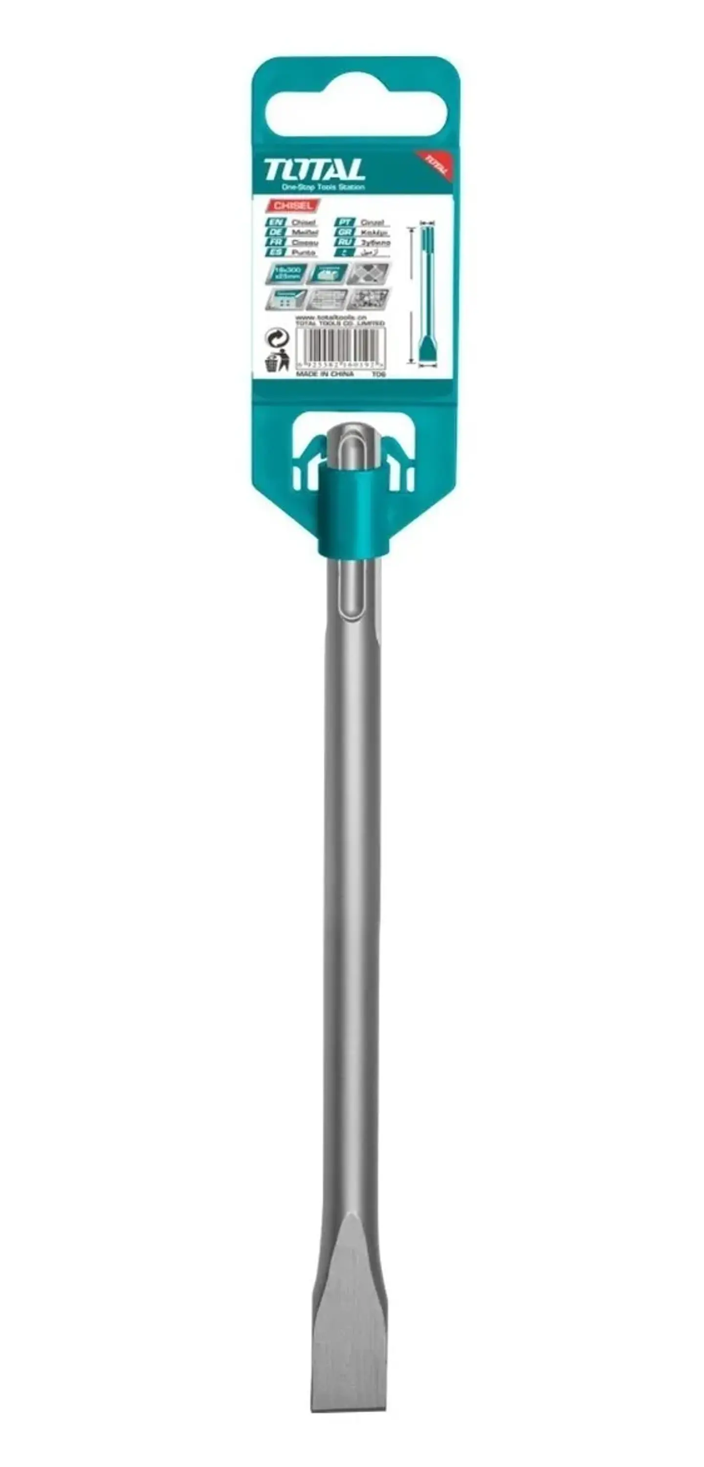 Cincel Plano P/ Rotomartillo Sds Max 18x400x25mm Tac15221821 1