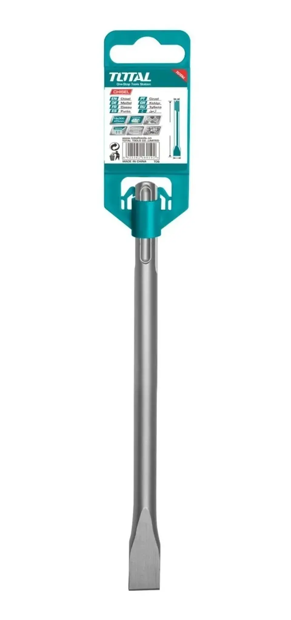 Cincel Plano P/ Rotomartillo Sds Max 18x400x25mm Tac15221821 1