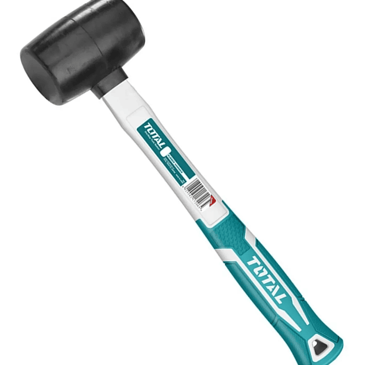 Combo Martillo Mazo De Goma 8oz Total Tht76816 1