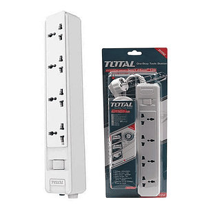 Alargador Zapatilla Electrica 4 Posiciones 3 Mts Thes23042v