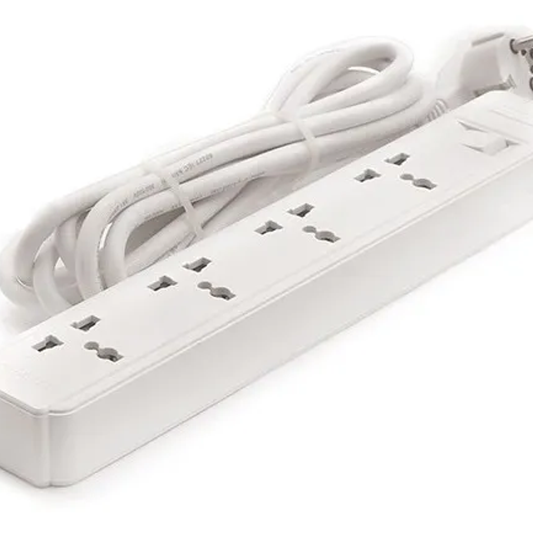 Alargador Zapatilla Electrica 4 Posiciones 3 Mts Thes23042v 2