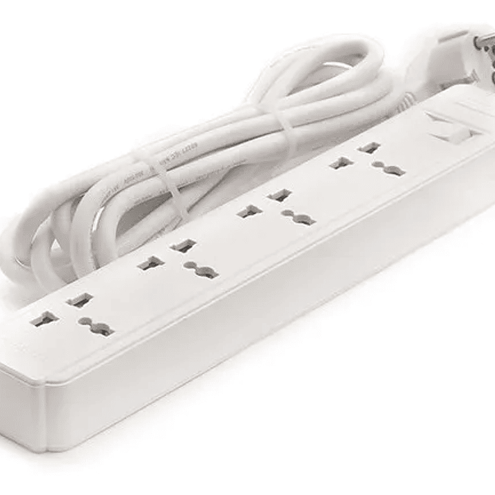 Alargador Zapatilla Electrica 4 Posiciones 3 Mts Thes23042v 2