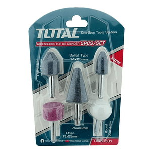 Kit Juego Piedras Montadas P/ Rectificadora 5 Pcs Takb0501