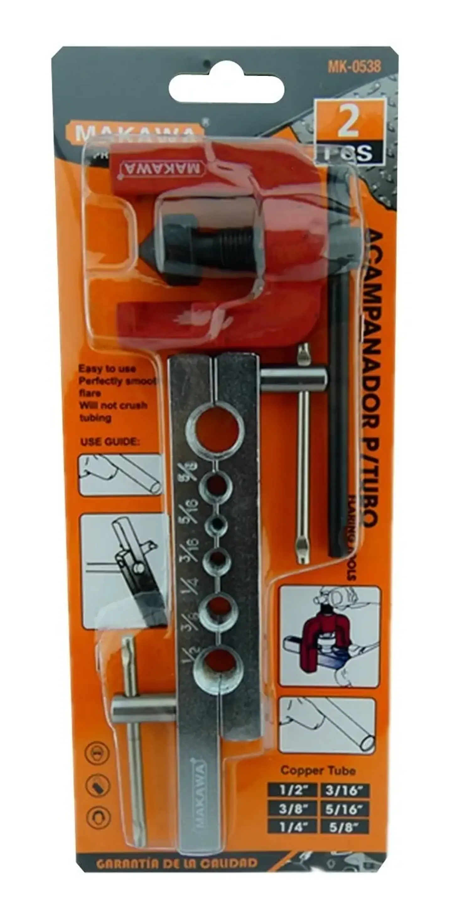 Llave Expandidor De Tubo Cañerias Aluminio Cobre Mk-0538 2