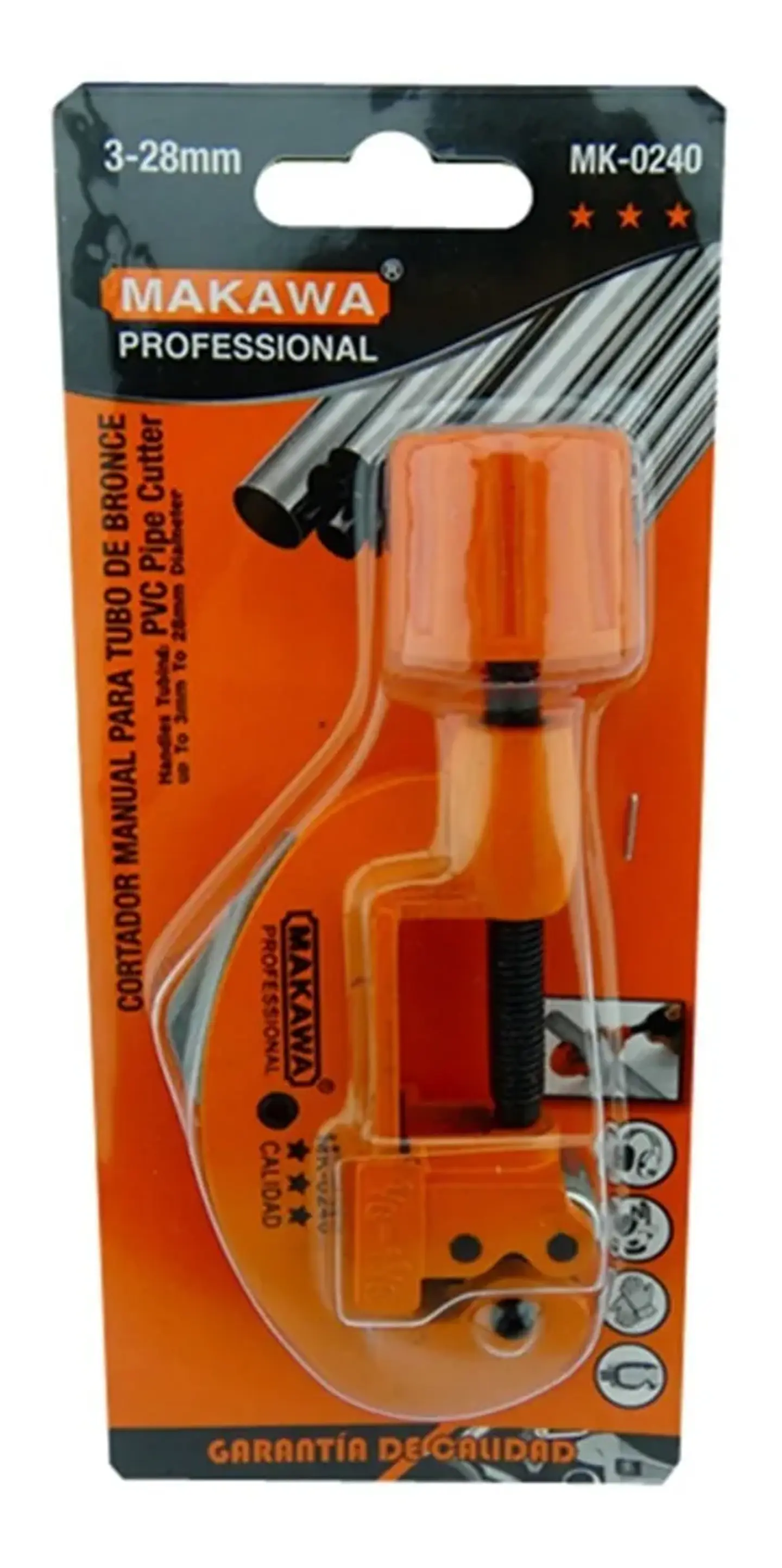 Cortador Cortatubos De Bronce Manual 3-28mm Mk-0240 2