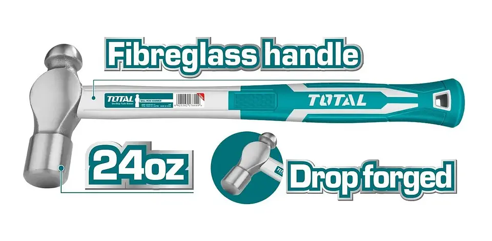 Martillo De Peña Mango De Fibra 24oz Total Tht74246 2