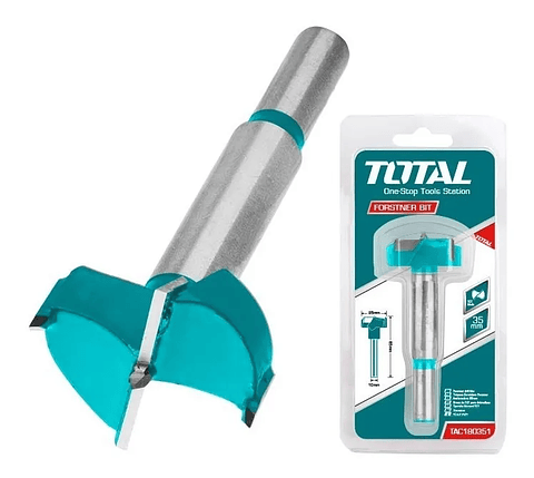 Broca Fortsner Para Madera 35mm Total Tac180351