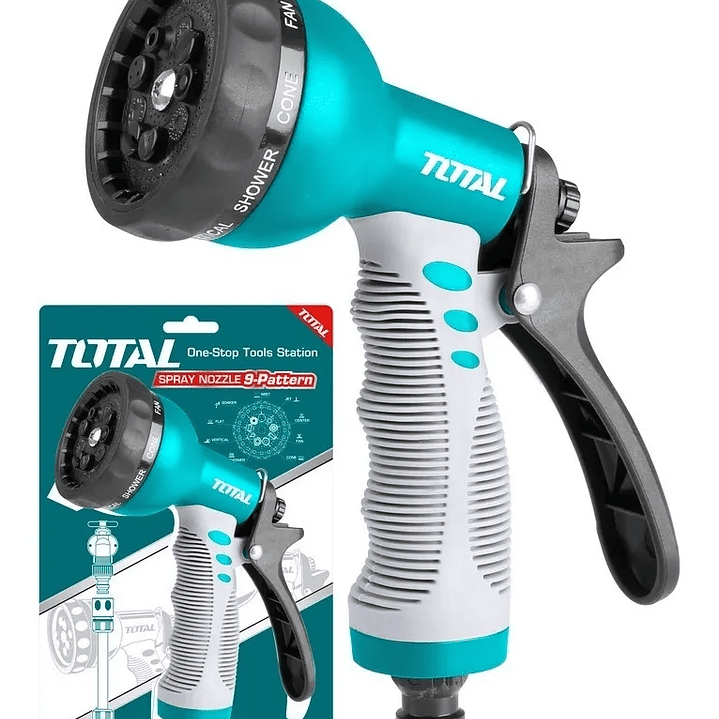 Pistola De Riego Jardín 9 Posiciones Total Thws010901 1