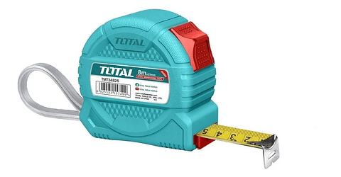 Cinta Huincha De Medir Metrica De Acero 8m Total Tmt34825