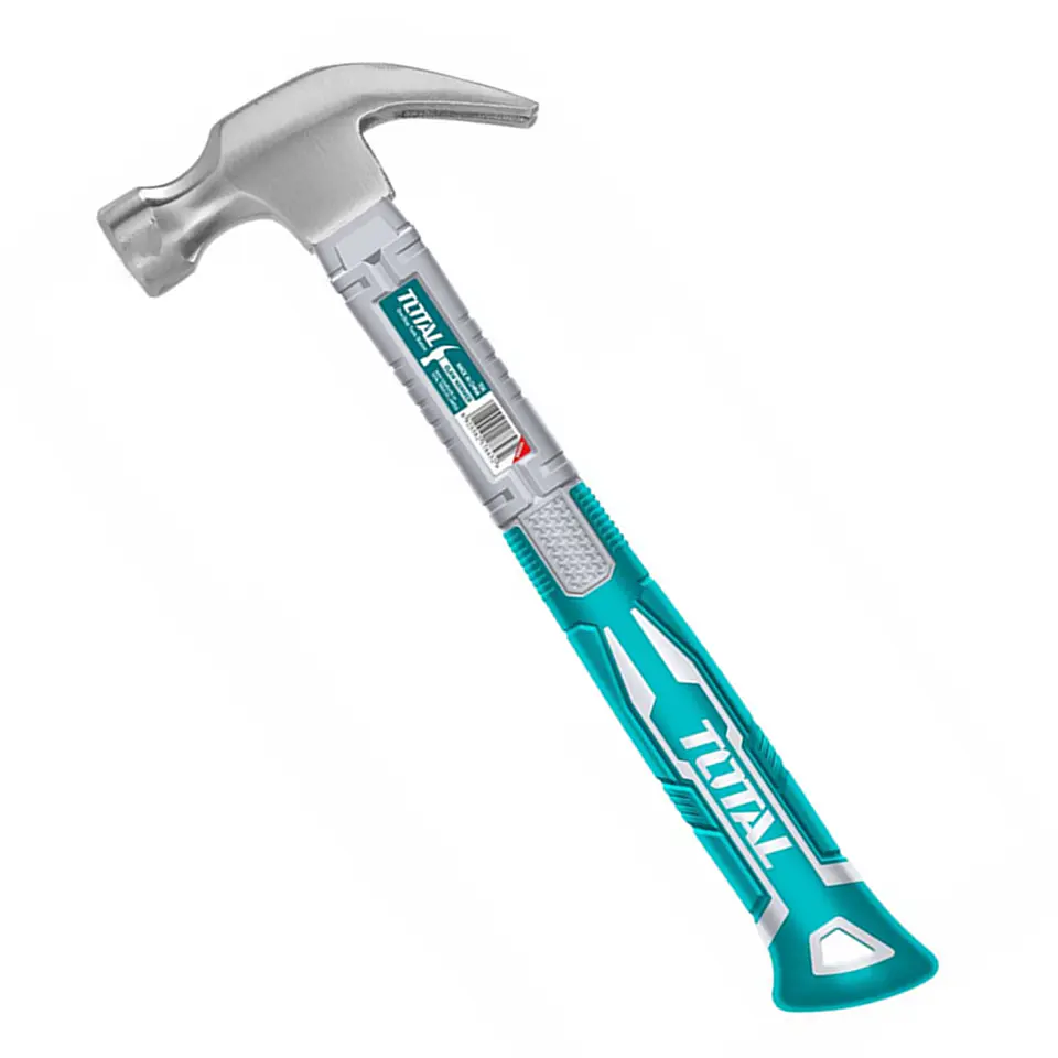 Martillo Carpintero Mango De Fibra 8oz Total Thts7308 1