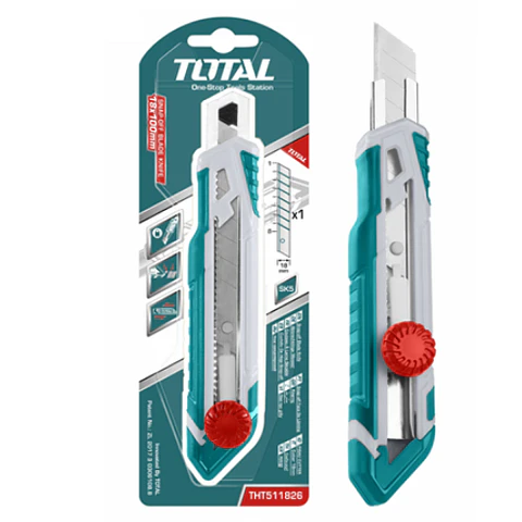 Corta Carton Cuchillo Cartonero 18mm X 100mm Total Tht511826