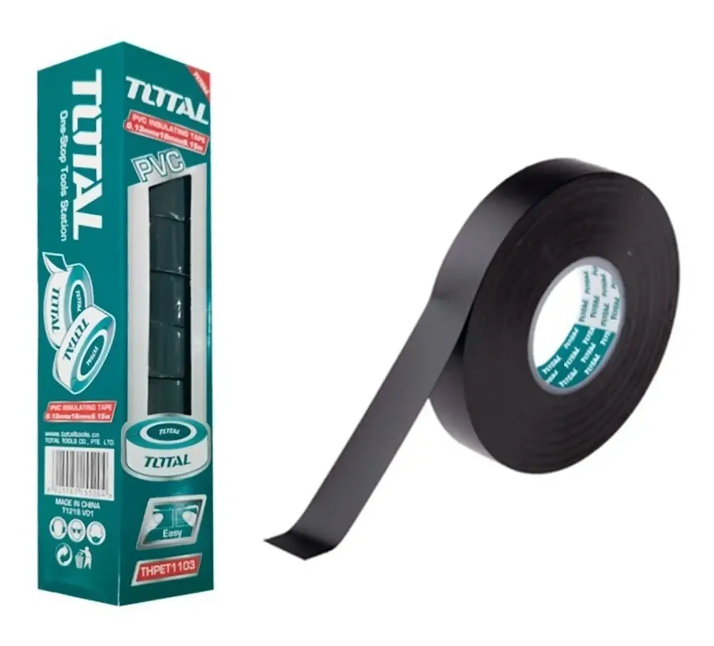 Huincha Cinta Aisladora Pvc 18mm X 9.15mts 10 Unds Total 1