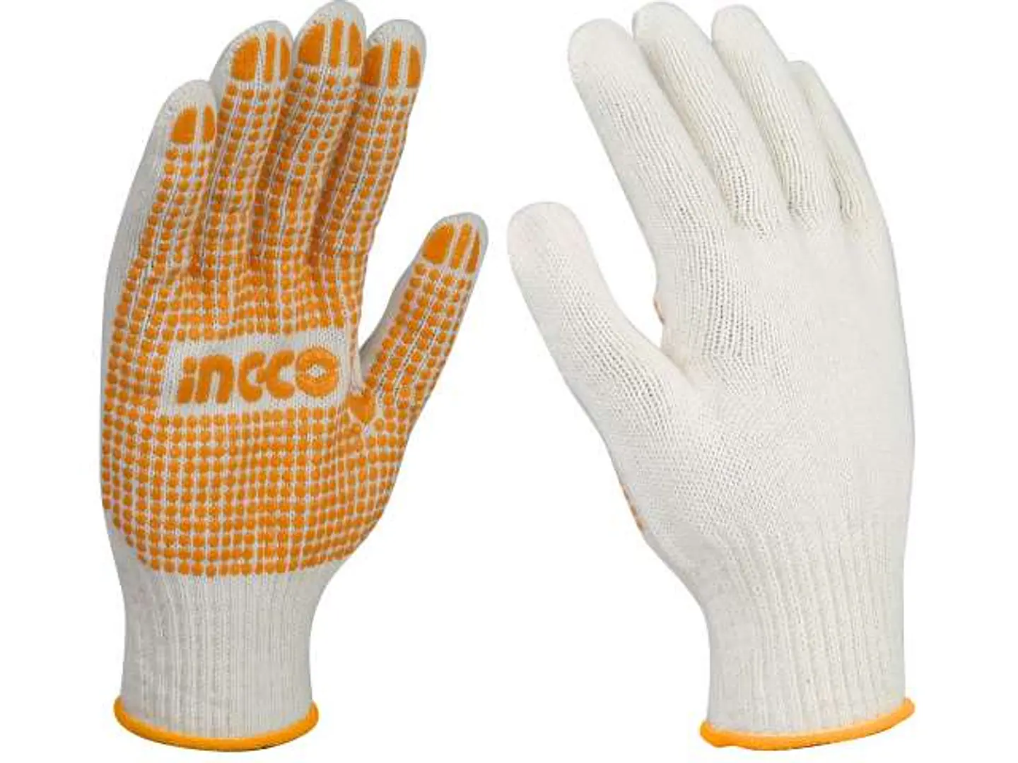 Pack 12 Pares Guantes Xl De Hilo Palma Antideslizante Ingco 1