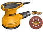 Lijadora Roto Orbital 320w 125mm + 5 Lijas Ingco Rs3208 - Miniatura 2