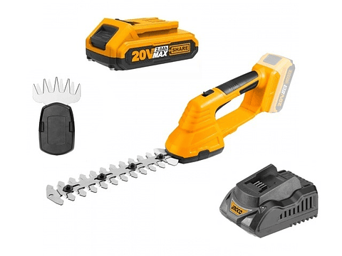 Cortasetos Inalambrico 20v + Bat + Cargador Ingco Cstli2001