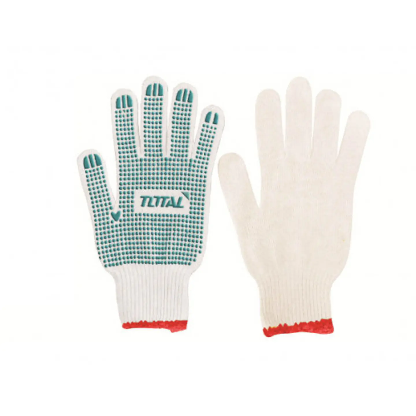 Pack 12 Pares Guantes Xl De Hilo Palma Antideslizante Total 1