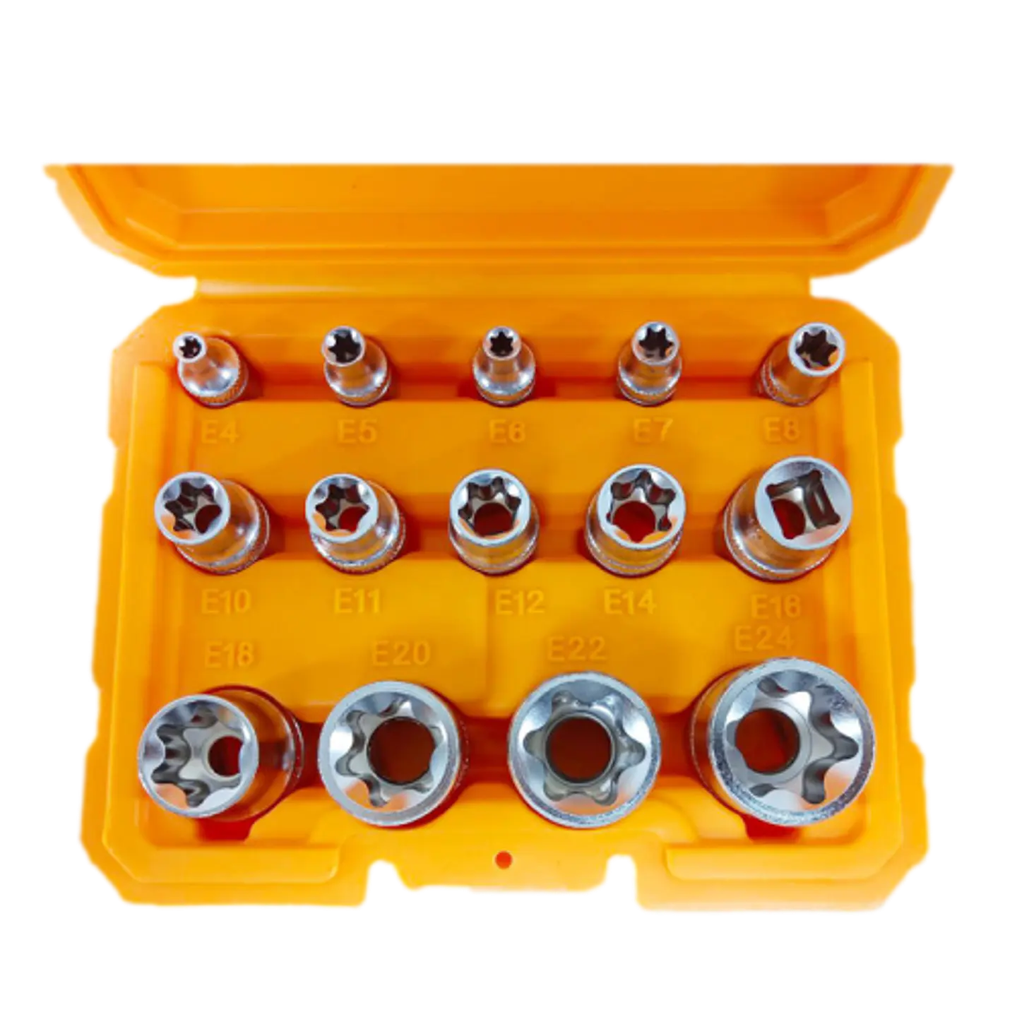 Kit Set Juego Dados Torx Estrella Hembra 14 Pcs Hktets0114 3