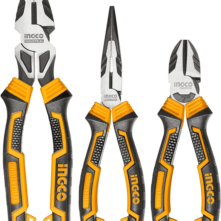 Set Alicates Universal Combinados 3 Piezas Ingco Hkhlps2832 1