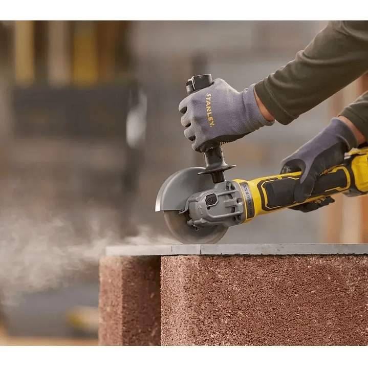 Galletera Esmeril Angular Inalambrico 20v Bat+ Carg Stanley 8