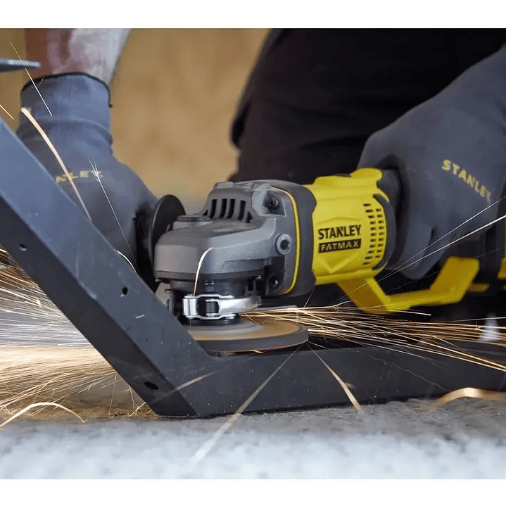 Galletera Esmeril Angular Inalambrico 20v 2 bateria + Cargador Stanley 5