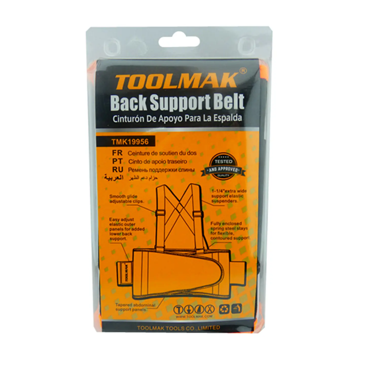 Faja Lumbar Para Manejo Manual De Cargas Ropa De Trabajo Tmk 2