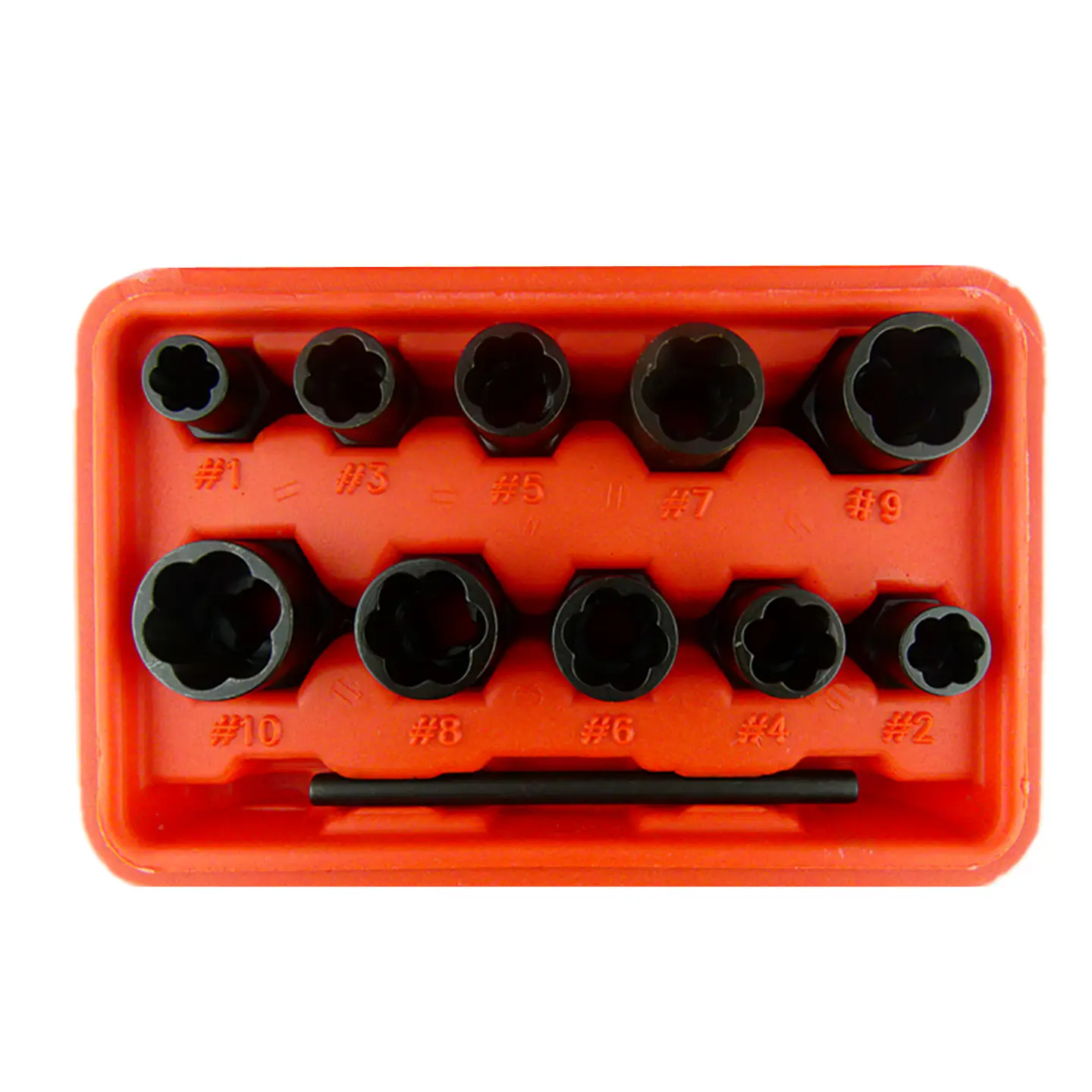 Kit Set Dados Extractor Para Tuerca Pernos Rodados 10 Piezas 2