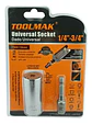 Dado Universal De 7 - 19 Mm + Adaptador Para Taladro Toolmak - Miniatura 2