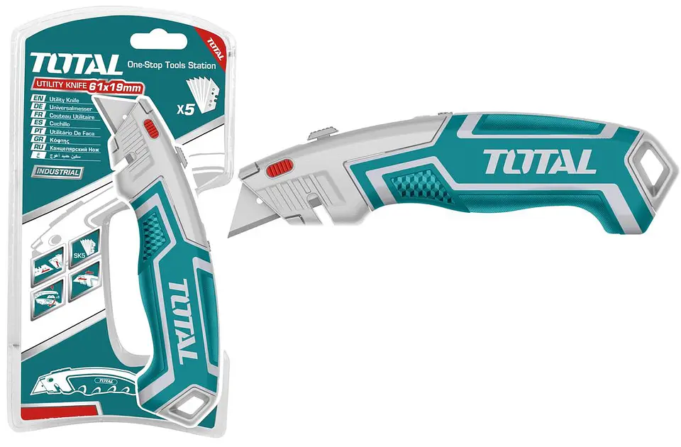 Cuchillo Cartonero Retráctil Total Tht5116118 1
