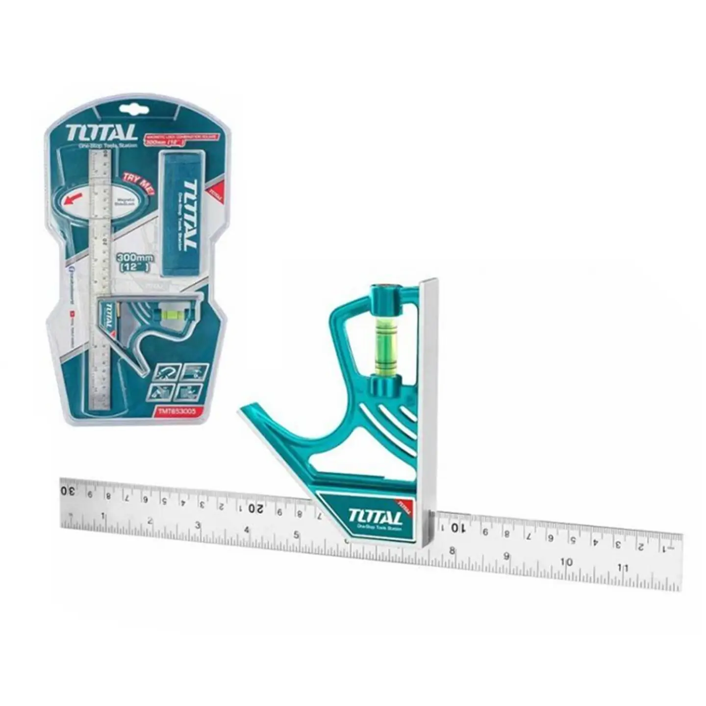 Escuadra Combinacion 300mm Profesional Nivelador Tmt653005 1